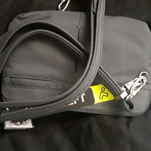 Anti theft travel crossbody bag.